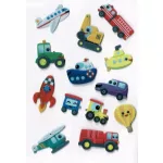 Varázslatos matricák Mókás járművek