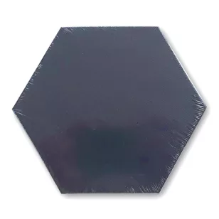   Mona Lisa Fakeretes Festővászon Hatszög Alakú 15 cm Fekete