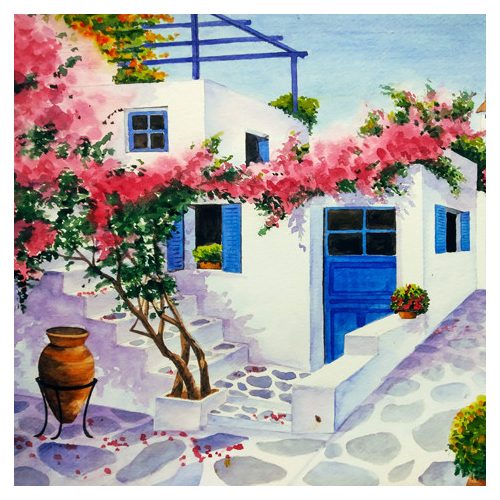 Ti-Flair Szalvéta 33x33 cm 3 Rétegű 20 Lap/Csomag Greece Village