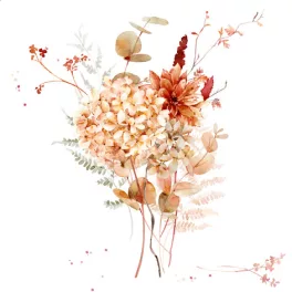   Ti-Flair Szalvéta 33 x 33 cm 3 Rétegű 20 lap/Csomag  Spicy Colour Bouquet