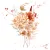 Ti-Flair Szalvéta 33 x 33 cm 3 Rétegű 20 lap/Csomag  Spicy Colour Bouquet