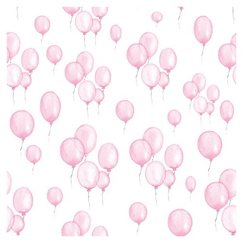 Ti-Flair Szalvéta 33 x 33 cm 3 Rétegű 20 lap/Csomag  Petit Ballons rose