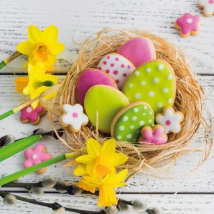   Ti-Flair Szalvéta 33x33 cm 3 Rétegű 20 Lap/Csomag Easter Cookies