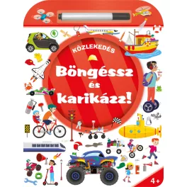   Böngéssz És Karikázz! Közlekedés Foglalkoztató Könyv Fejlesztő Feladatokkal Közlekedési Témában Böngészős És Karikázós Játékos Gyakorlófüzet Közlekedési Eszközök Megfigyeléséhez És Felismeréséhez