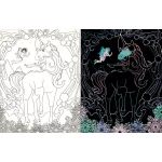 Rejtőzködő unikornisok 2. Kifestőfüzet kaparós és színezős oldalakkal