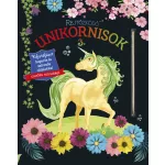 Rejtőzködő unikornisok 3. Kifestőfüzet kaparós és színezős oldalakkal