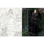 Rejtőzködő hercegnők Kifestőfüzet kaparós és színezős oldalakkal