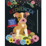 Rejtőzködő kedvencek Kifestőfüzet kaparós és színezős oldalakkal