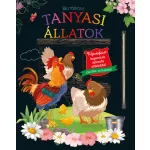 Rejtőzködő tanyasi állatok Kifestőfüzet kaparós és színezős oldalakkal