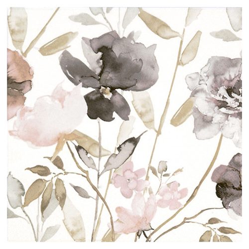 Ti-Flair Szalvéta 33x33 cm 3 Rétegű 20 Lap/Csomag Viola Fiori Vintage Ősz