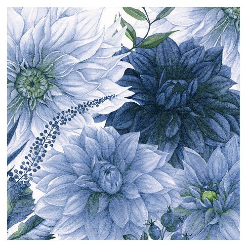 Ti-Flair Szalvéta 33x33 cm 3 Rétegű 20 Lap/Csomag Claudette Navy