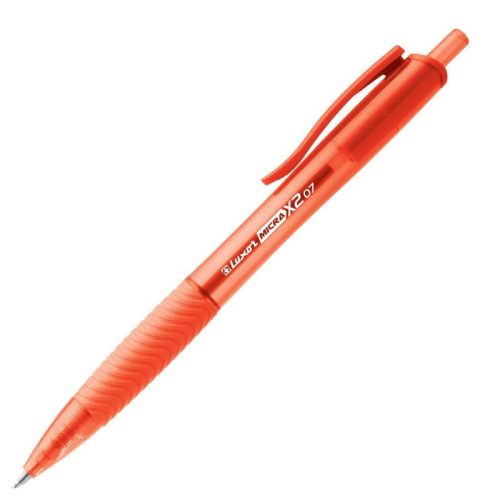 Luxor Micra X2 Golyóstoll 0,7 mm Piros Tinta Nyomógombos