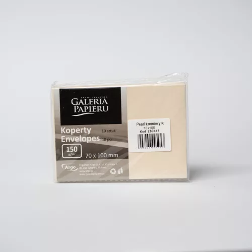 Szilikonos Boríték 70x100 mm Pear Cream 150 gramm 10 Darab/Csomag