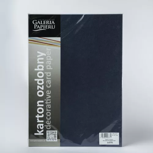 Papírgalária Prémium Meghívó Papír A/4 250 gramm 20 Ív Millenium Navy Blue Lézer És Tintasugaras Nyomtatóhoz