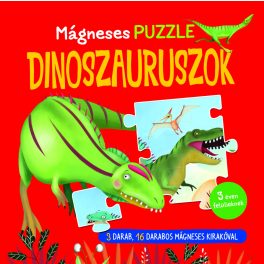 Mágneses Puzzle Dinoszauruszok