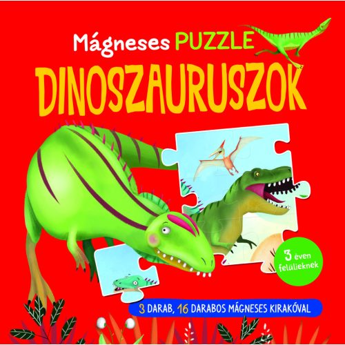 Mágneses Puzzle Dinoszauruszok