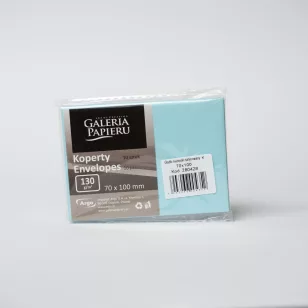   Szilikonos Boríték 70x100 mm Smooth Blue 130 gramm 10 Darab/Csomag