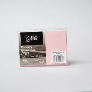   Szilikonos Boríték 70x100 mm Smooth Pink 130 gramm 10 Darab/Csomag