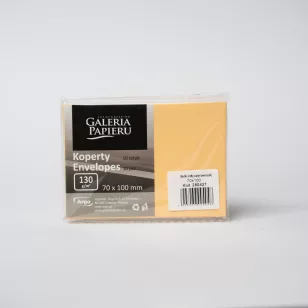   Szilikonos Boríték 70x100 mm Smooth Satin Yellow 130 gramm 10 Darab/Csomag