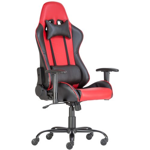 Vezetői Forgószék Alpha Racing Fekete-Piros Műbőr