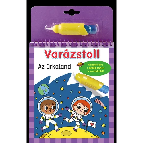 Varázstoll Az Űrkaland Vízzel Festhető Újrahasználható Interaktív Kifestő Gyerekeknek