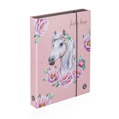 Füzetbox A/4 4,5 cm Horse Romantic