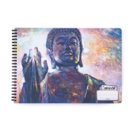Vázlatfüzet A/4 190 gramm 40 Lapos Buddha