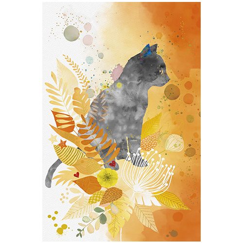 Editor Képeslap 11,5x17,4 cm Sentimento Cica