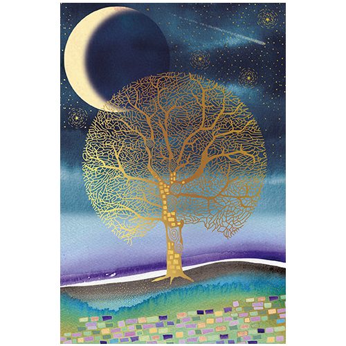 Editor Képeslap 11,5x17,4 cm Sentimento Éjjeli Tisztás