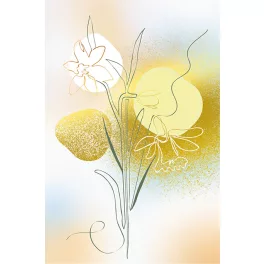 Editor Képeslap 11,5x17,4 cm Melancolia Nárcisz