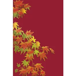 Editor Képeslap 11,5x17,4 cm A Vos Plumes Őszi Levelek