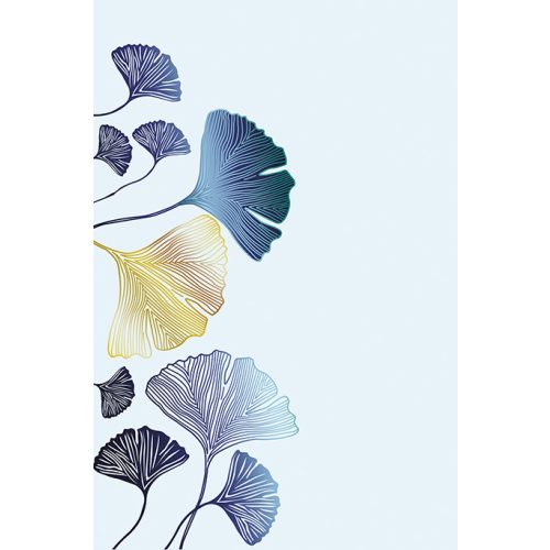 Editor Képeslap 11,5x17,4 cm A Vos Plumes Ginkgo