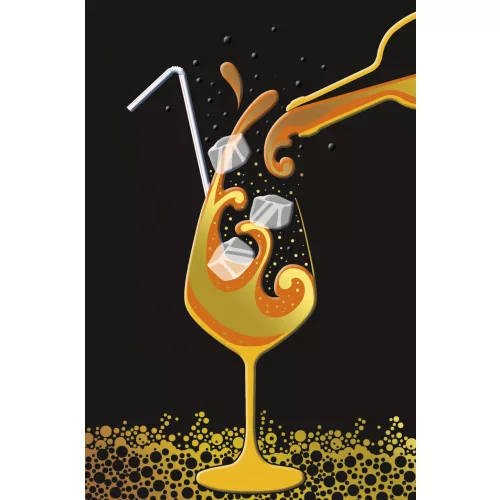 Editor Képeslap 11,5x17,4 cm Cest Chic Koktél