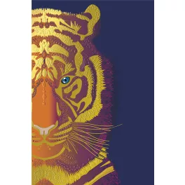 Editor Képeslap 11,5x17,4 cm Cest Chic Tigris