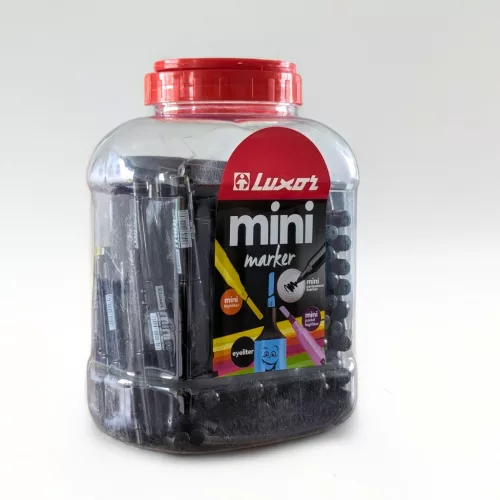 Luxor Mini 50 Permanent Marker Fekete 100 Darab/Doboz