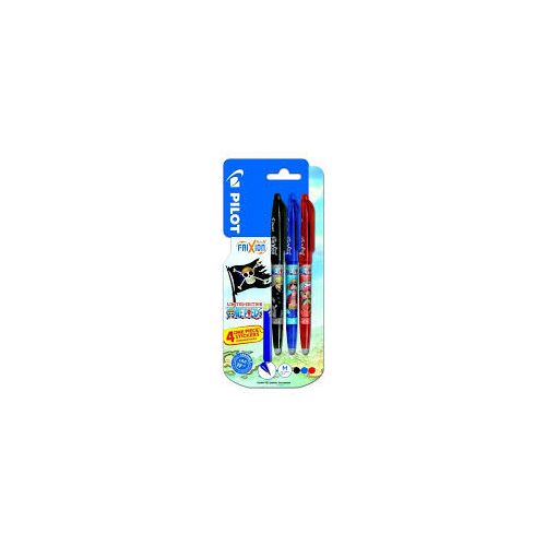 Pilot Frixion Ball Rollertoll Készlet 0,7 mm 3 Szín/Készlet Bliszterben One Piece Matricával