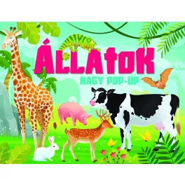   Nagy Pop-Up – Állatok Interaktív Térbeli Könyv Látványos Pop-Up Elemekkel A Természet Élőlényeinek Bemutatásához