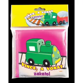   Vince, A Vonat Zakatol Fürdőkönyv Vízálló Oldalakkal Strapabíró Kivitel Kompakt Méret Fürdéshez És Utazáshoz Ideális Kisgyermekeknek