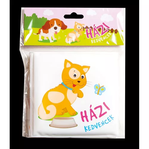 Fürödj Velünk Házi Kedvencek Aranyos Pancsoló Babakönyv Vízálló Oldalakkal Színes Illusztrációkkal Fürdéshez Ideális Kisebb Gyermekeknek Állatokról Szóló Egyszerű Történetekkel