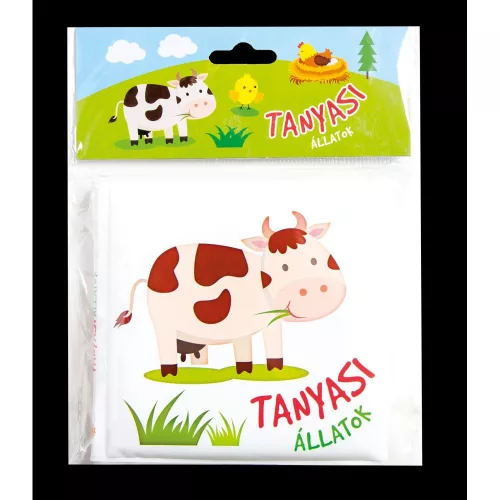 Fürödj Velünk Tanyasi Állatok Pancsoló Babakönyv Vízálló Oldalakkal Élénk Illusztrációkkal Fürdőkádba Kicsiknek A Tanyasi Állatok Megismeréséhez