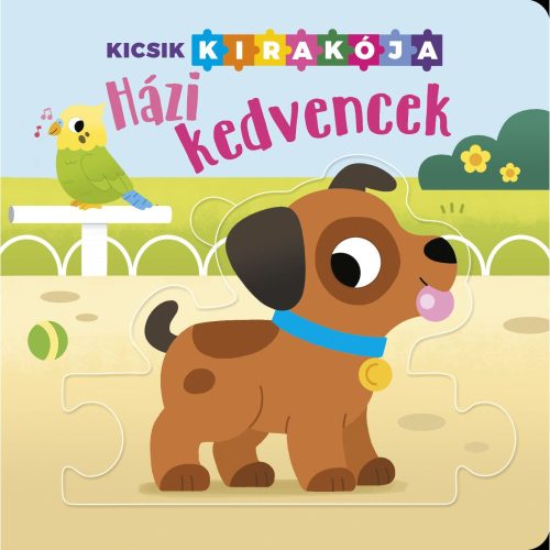 Kicsik Kirakója 4. Házi Kedvencek Kirakóskönyv 5 Db Nagy Kirakóforma Könnyen Kezelhető Fejlesztő Játék Kisgyermekeknek