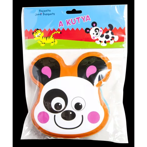 Menjünk Fürödni! – A Kutya Pancsoló Vízálló Babakönyv Bábozásra Alkalmas Színes Illusztrációkkal Fürdéshez Kisgyermekeknek