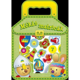   Mókás Matricák 4. Matricás Foglalkoztató Könyv Zöld Gyerekeknek Lányoknak És Fiúknak Szórakoztató Időtöltés Finommotorika És Beszédkészség Fejlesztésére Vidám Témákkal