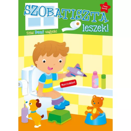 Szobatiszta Leszek Dani Babakönyv Interaktív Jutalmazó Csillagokkal Éremmel És Kupával Szobatisztaság Tanulásához Motiváló Feladatokkal Gyerekeknek