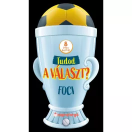   Tudod A Választ? – Foci Kártyacsomag Labdarúgás Témájú Ismeretterjesztő Kvízkártyák A Fejtörők Sorozatból