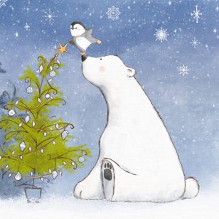   Ti-Flair Szalvéta 33x33 cm 3 Rétegű 20 Lap/Csomag Winter Friendship Tél