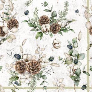   Ti-Flair Szalvéta 33x33 cm 3 Rétegű 20 Lap/Csomag Rustic Nature Tél