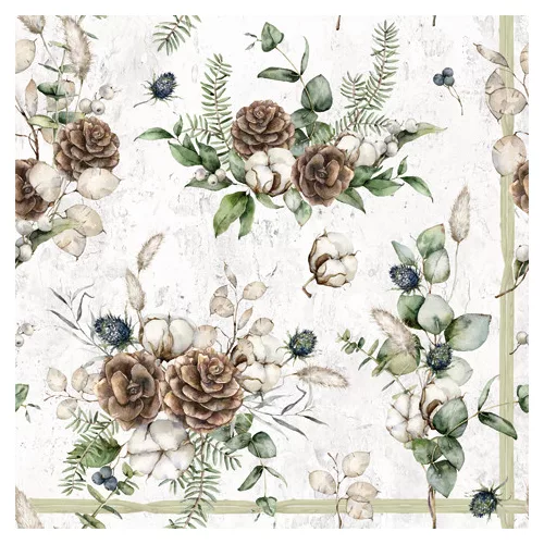 Ti-Flair Szalvéta 33x33 cm 3 Rétegű 20 Lap/Csomag Rustic Nature
