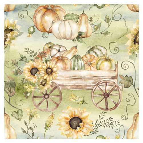 Ti-Flair Szalvéta 33x33 cm 3 Rétegű 20 Lap/Csomag Tempo Di Raccolta Ősz