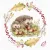 Ti-Flair Szalvéta 33x33 cm 3 Rétegű 20 Lap/Csomag Hedgehog Autumn Feast Ősz